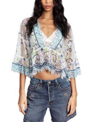  Lady Chatterley's Lace V-Neck Top