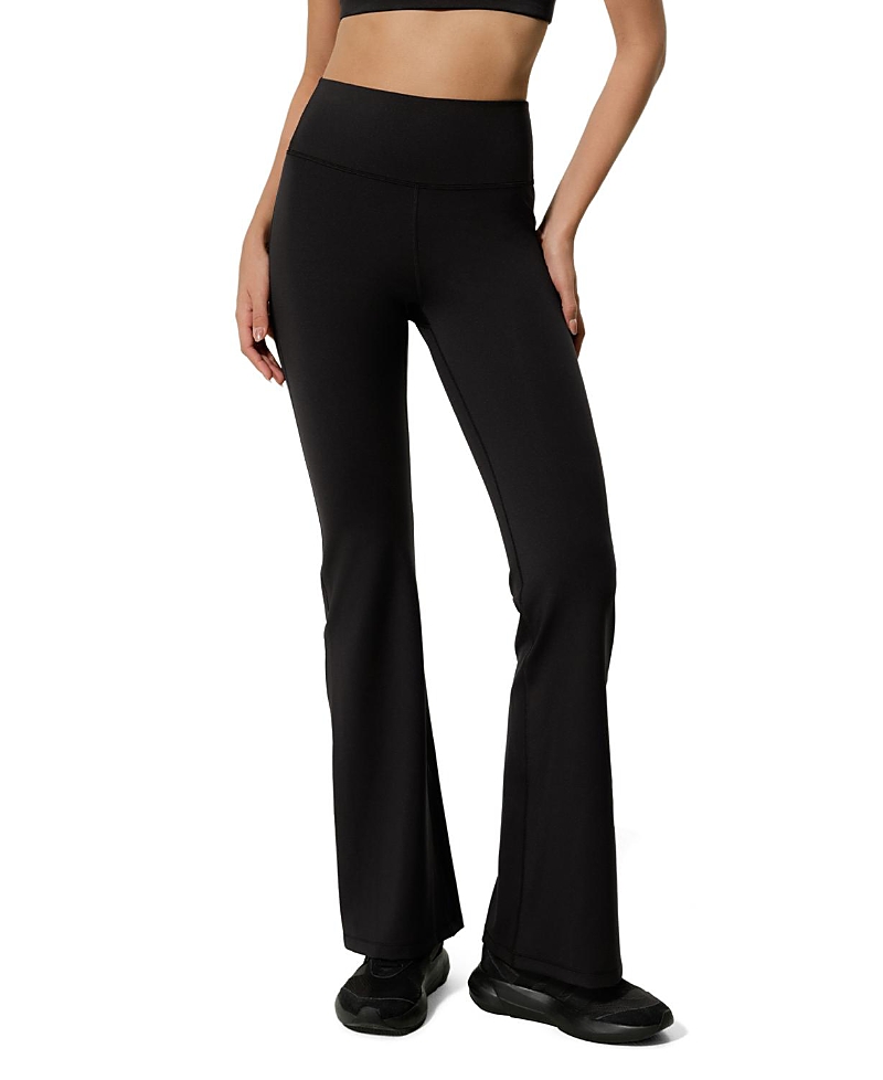 Lilysilk Silk Contour High Rise Flared Drape Flow Leggings