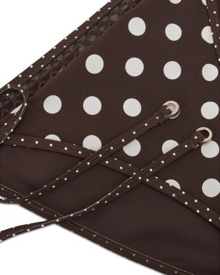 Hennel Polka Dot Print Bikini Bottom 