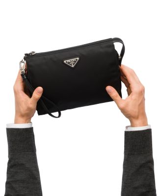  Re-Nylon And Saffiano Leather Necessaire