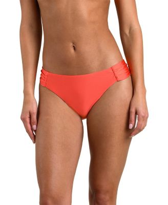 Solid Shirred Side Hipster Bottom