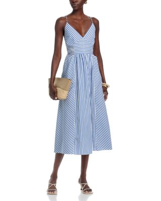 navy halter top dress Moon River Navy Square Neck Halter Midi Dress Navy / L main image 1