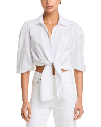 Cinq à Sept Marianna Embroidered Top | Bloomingdale's Women