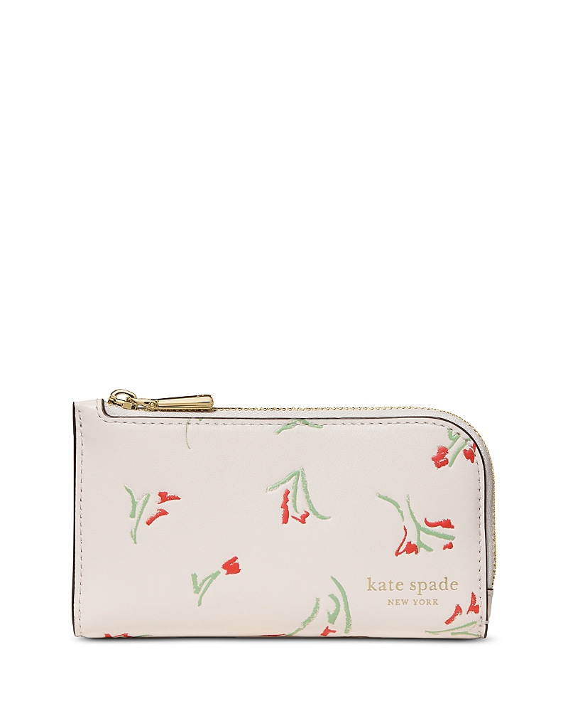 kate spade new york Devin Vibrant Buds Leather Bifold Wallet