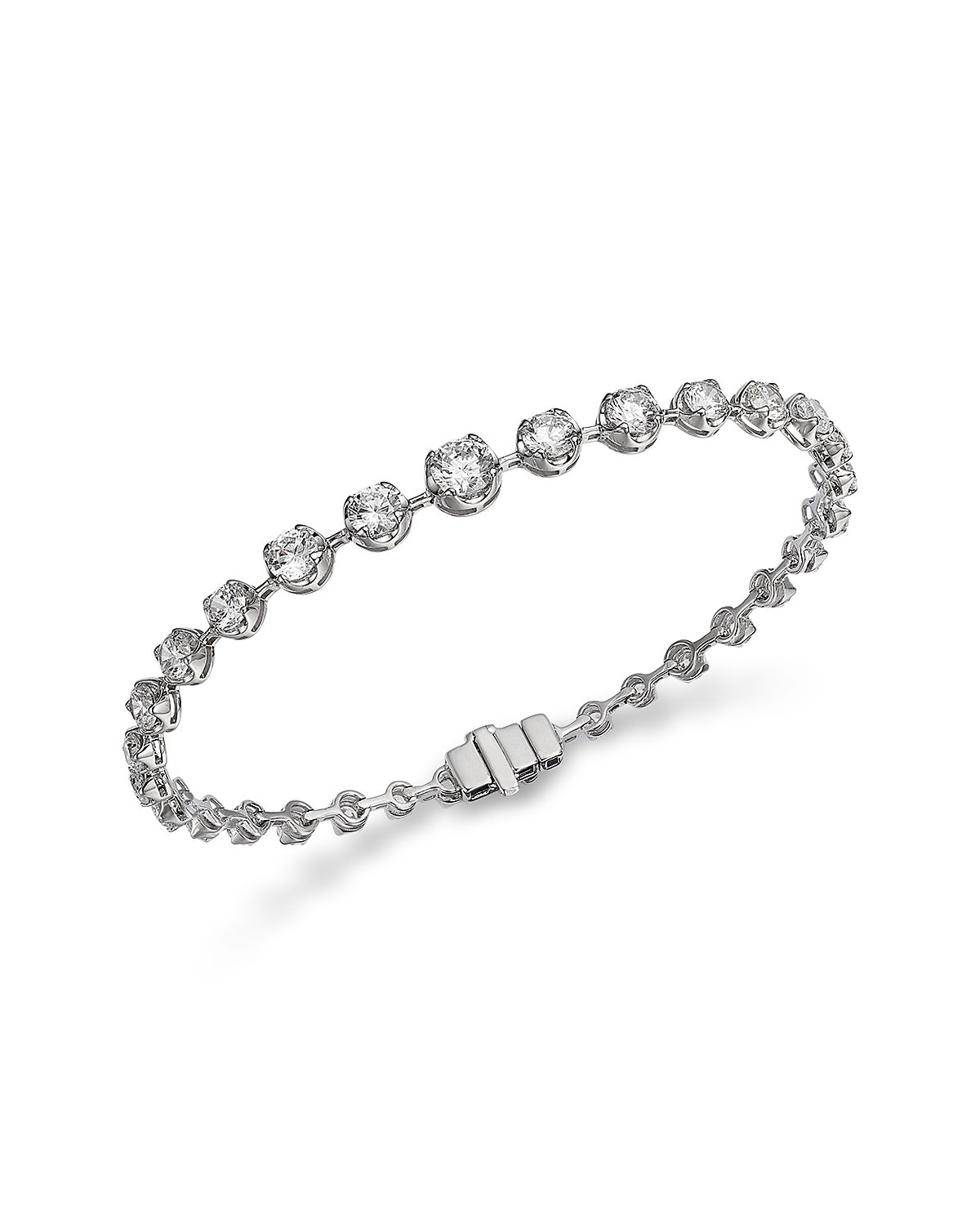 Bloomingdale's Fine Collection Luxe Collection Certified Diamond Graduated Tennis Bracelet