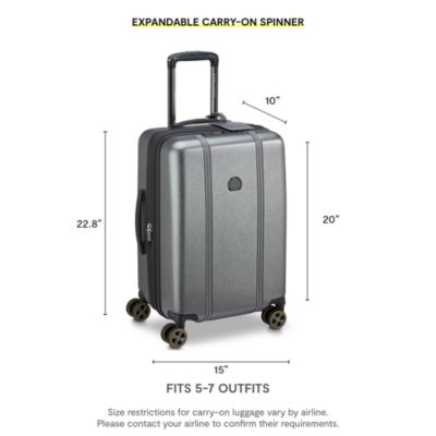 Delsey Paris Candence Expandable Carry on Suitcase