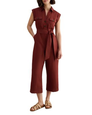 Petite Spencer Linen Jumpsuit 