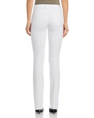 Ruth High Rise Straight Jeans in Blanc