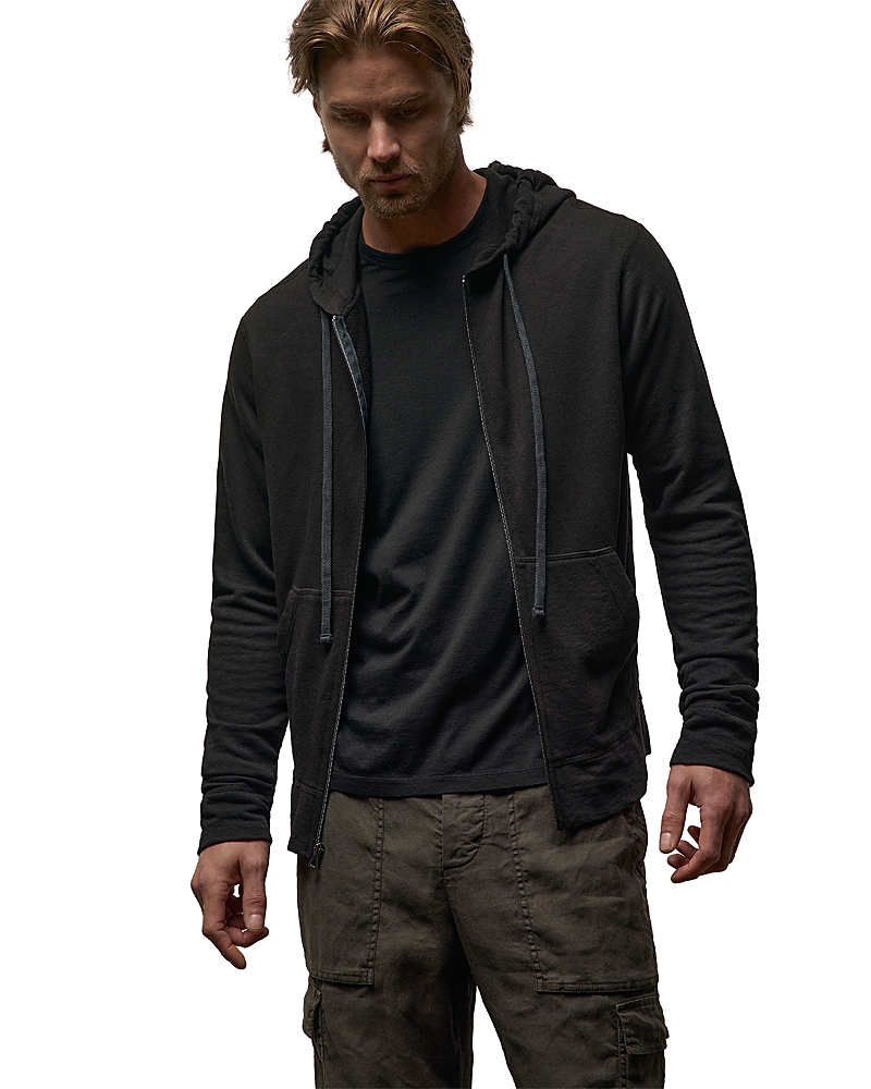 James Perse Vintage French Zip Up Hoodie