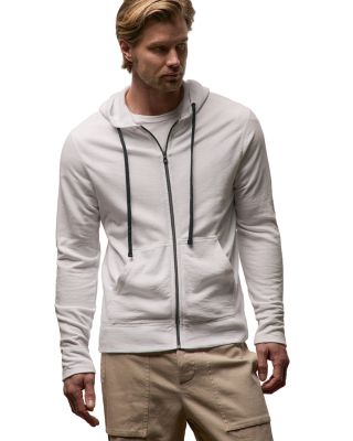 James Perse Vintage French Zip Up Hoodie