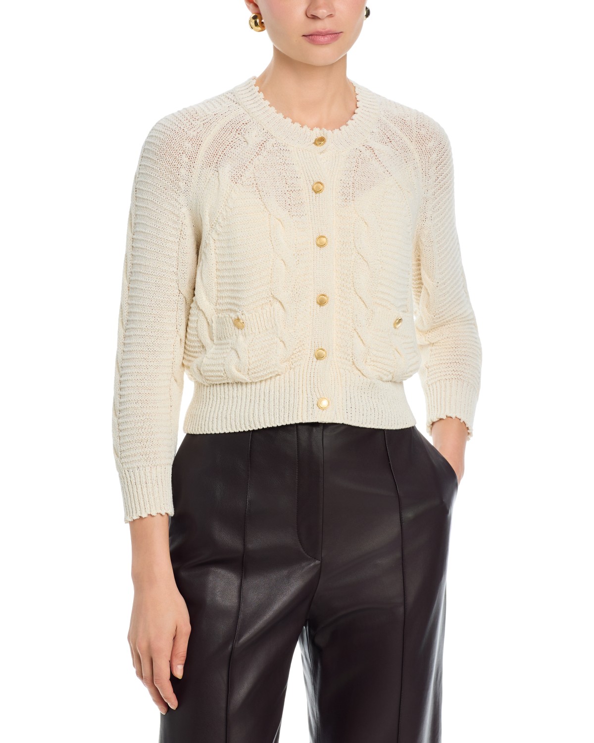 Darcy Cable Stitch Cardigan Sweater
