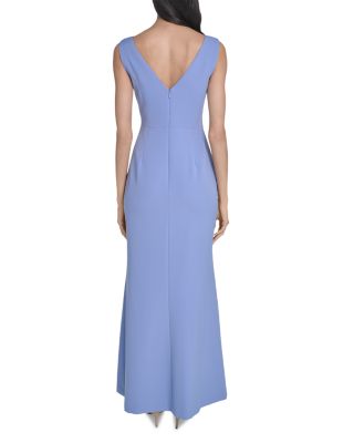 Ruffled Sleeveless Gown