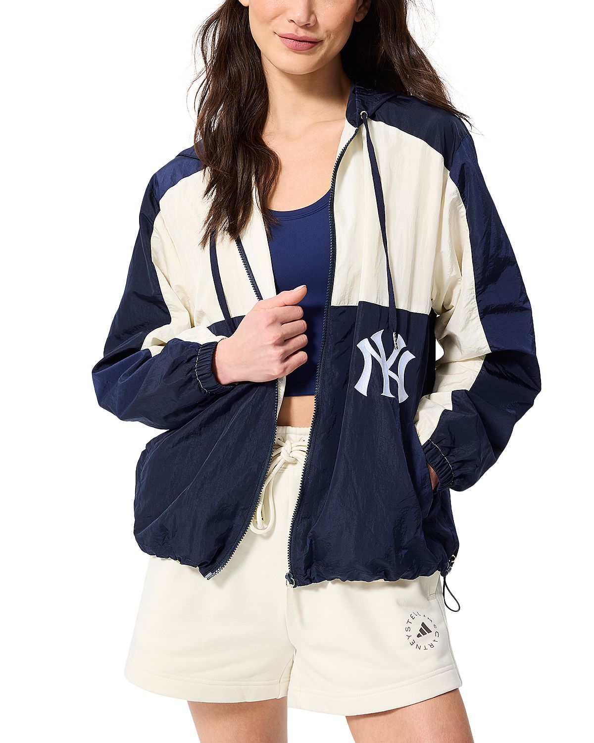 Terez Colorblock Stadium Jacket
