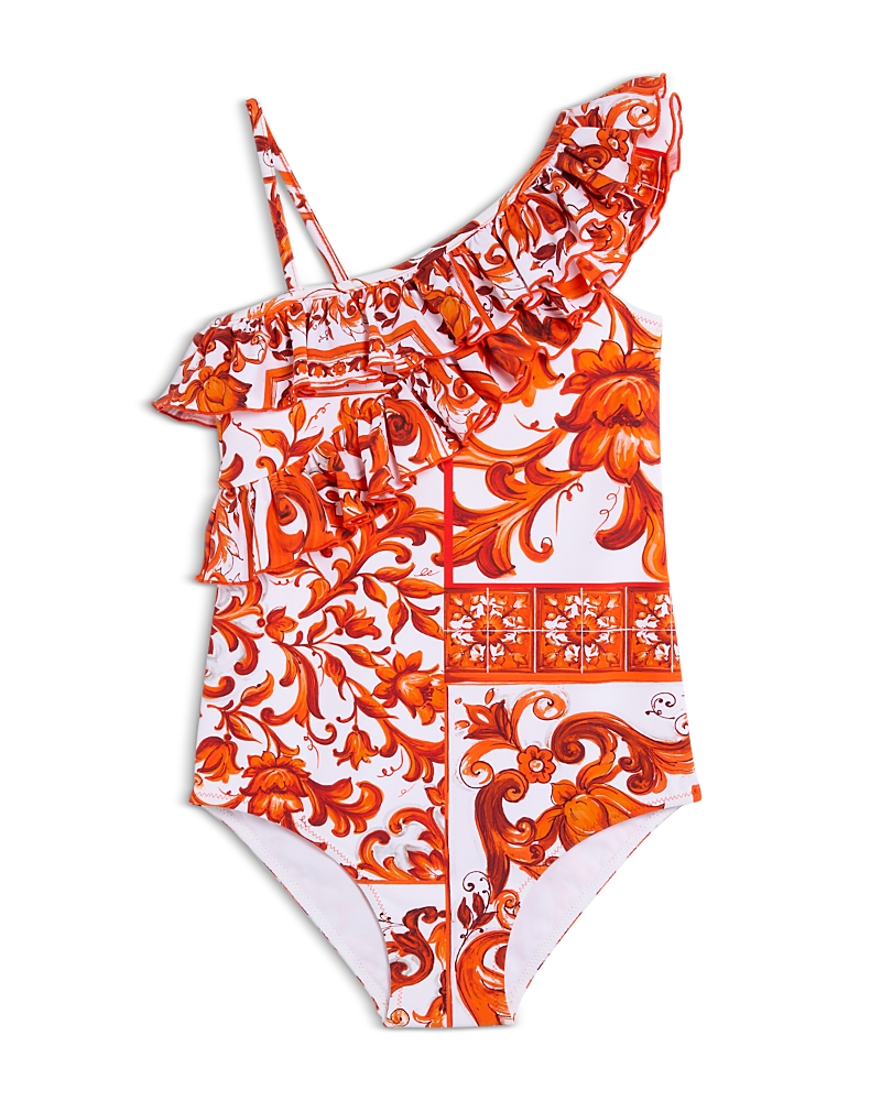 Dolce & Gabbana Girls' One Piece Swimsuit - Little Kid, Big Kid