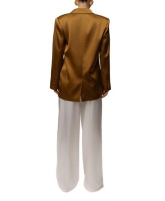 Lara Oversize Satin Blazer
