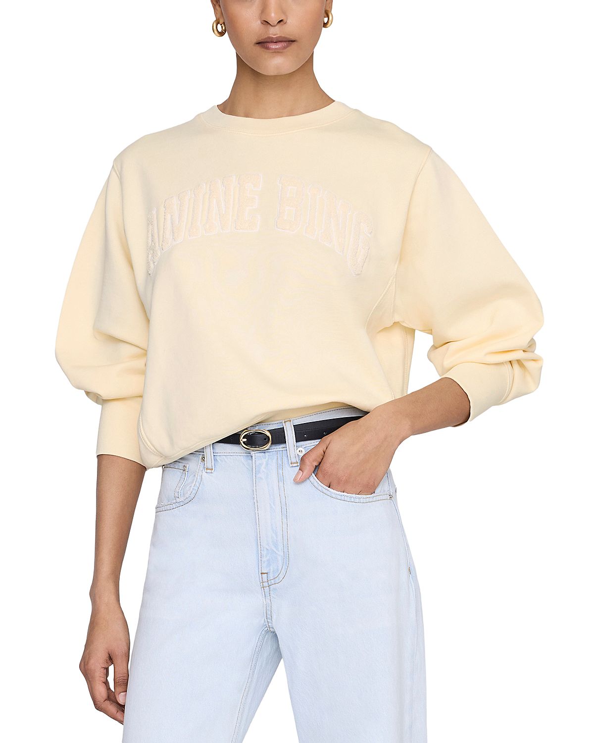 Anine Bing Harry Shrunken Sweatshirt
