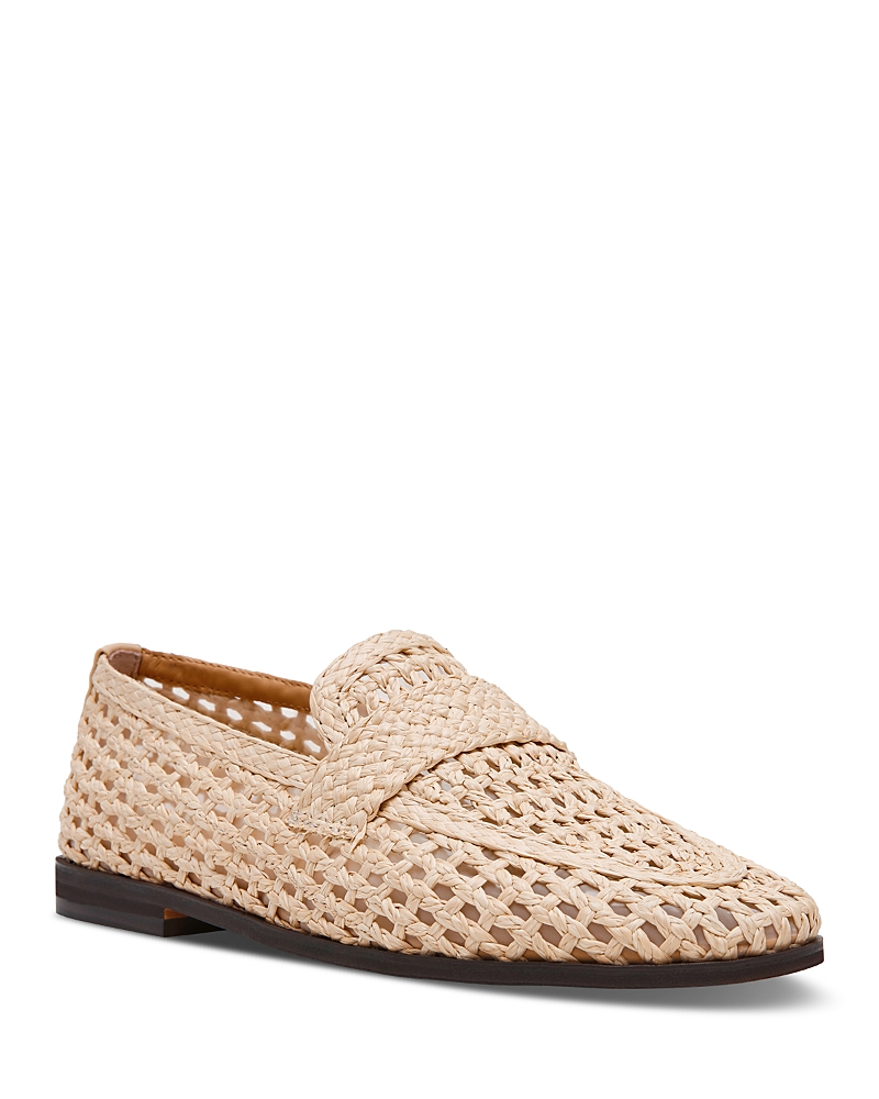 Steve Madden Women's Stewart Raffia Loafers