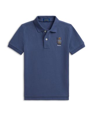 Boys' Polo Bear Cotton Mesh Polo Shirt - Little Kid