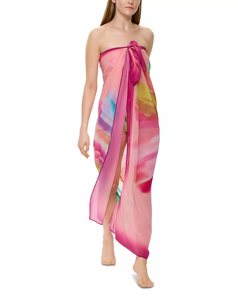 Gottex Floral Rhythm Pareo Swim Cover Up
