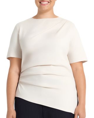 Plus Sasha Pleated Top