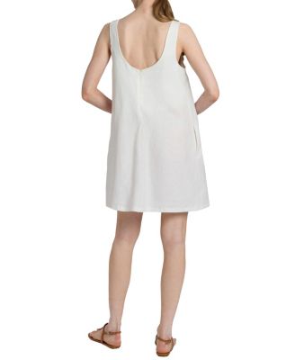 Jaclyn Sleeveless Shift Linen Dress