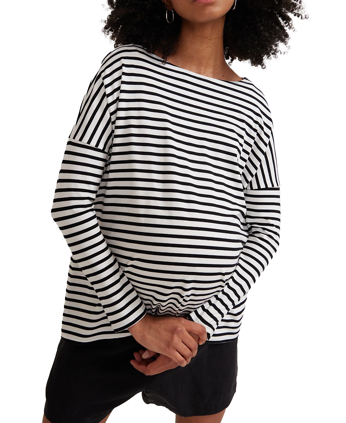 Hatch Collection The Perfect Longsleeve Maternity Tee