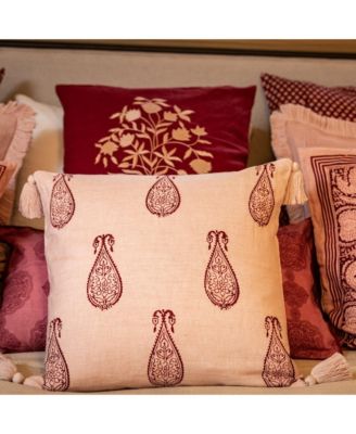  Samodh Decorative Pillow Cover with Tassels