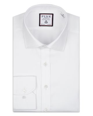 thomas pink dress shirts male pattern boldness: Inspecting the shirt Dress Shirt Thomas Pink Tailored Fit Spread