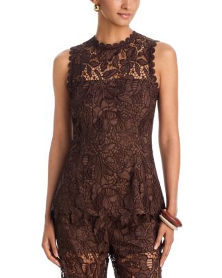 Lace Sleeveless Tunic Top - Exclusive