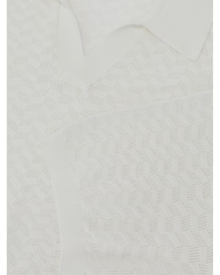 Slim Fit White Polo Shirt