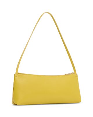 Gaia Leather Baguette Shoulder Bag