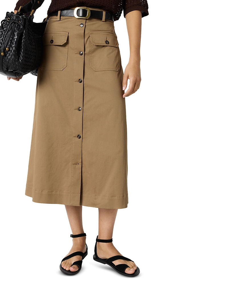 Gerard Darel Jasmina Button Front Skirt