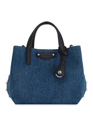 Riley Small Denim Tote Bag