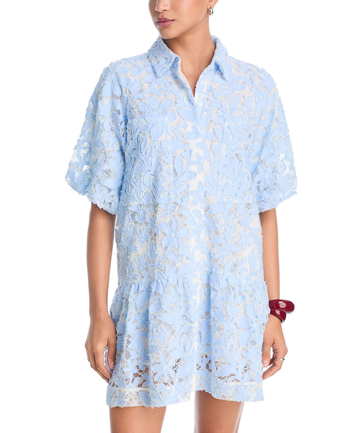 Simkhai Crissy Lace Mini Dress