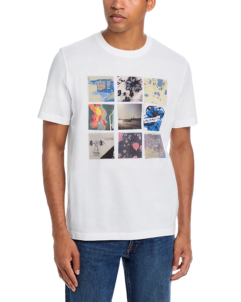 Ps Paul Smith Floral Landscape Graphic T-Shirt