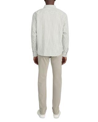 Linen Blend Striped Shirt