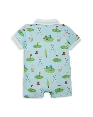 Boys' Gopher It Magnetic Short Sleeved Polo Romper - Baby