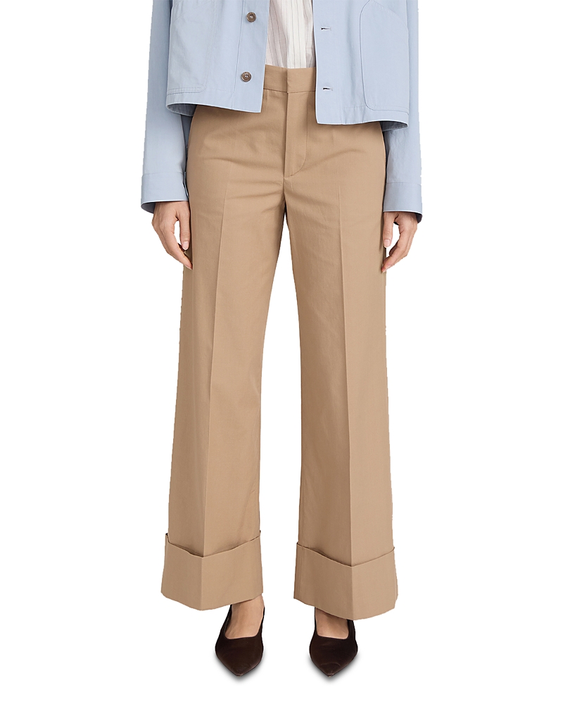 Frame The Cuffed Slim Palazzo Pants
