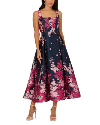 Adrianna Papell Jacquard Dress