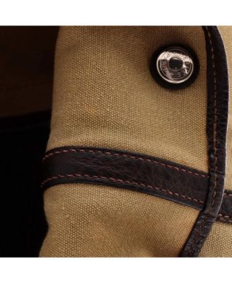 36 Garden Party Tote Toile and Leather