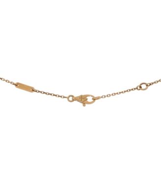  Mini Frivole Pendant Necklace 18K Gold and Diamond, 15.75"