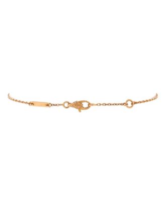  Sweet Alhambra Heart Bracelet 18K Rose Gold with Carnelian