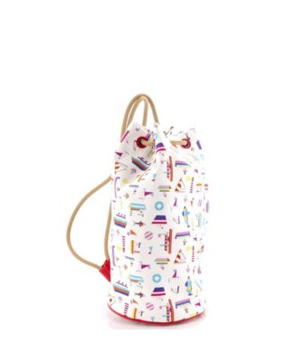 Petit Chalutier Duffle Bag Printed Canvas