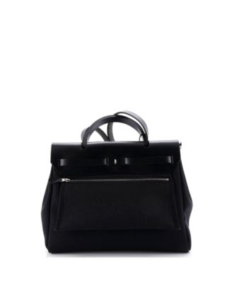 31 Herbag Zip Leather and Toile