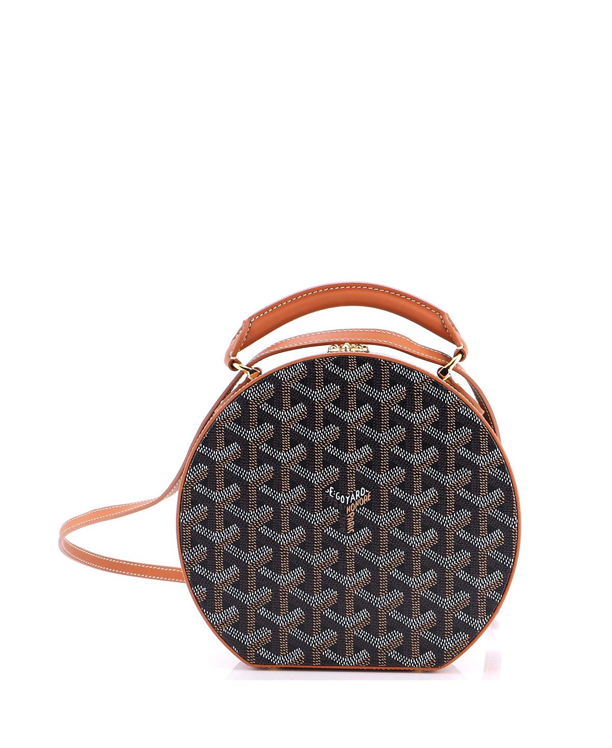 Pre-Owned Goyard Alto Hatbox Bag Coated Canvas