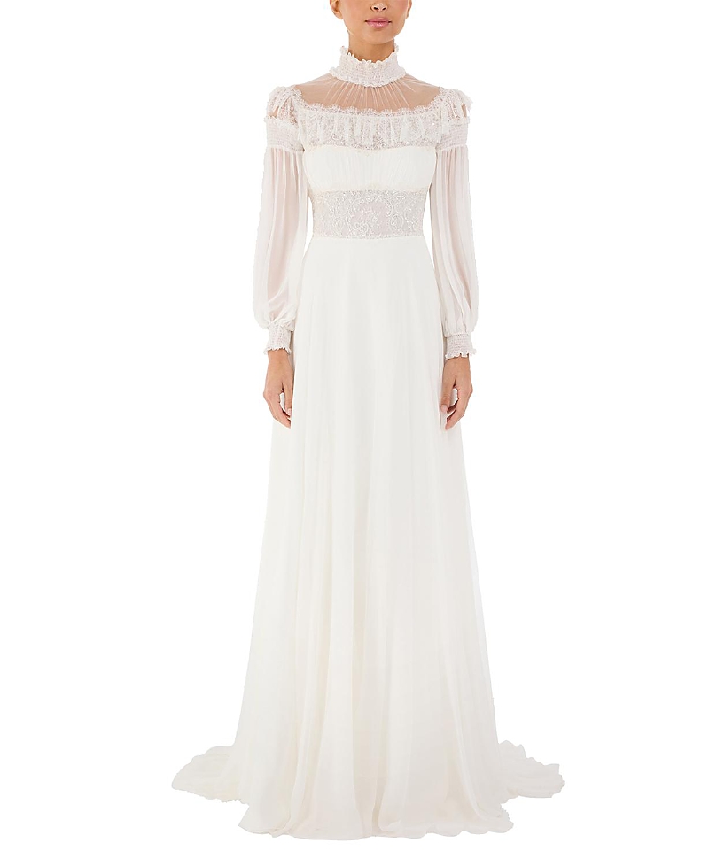 Jenny Packham Arden Ruffled Maxi Dress