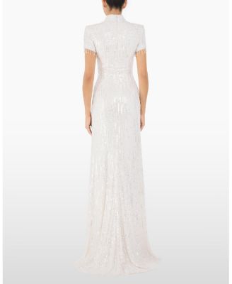 sleeveless embroidered dress Champagne Mother Of The Bride Dresses Sleeveless Embroidered Lace Mother Of The Bride Dress main image 1