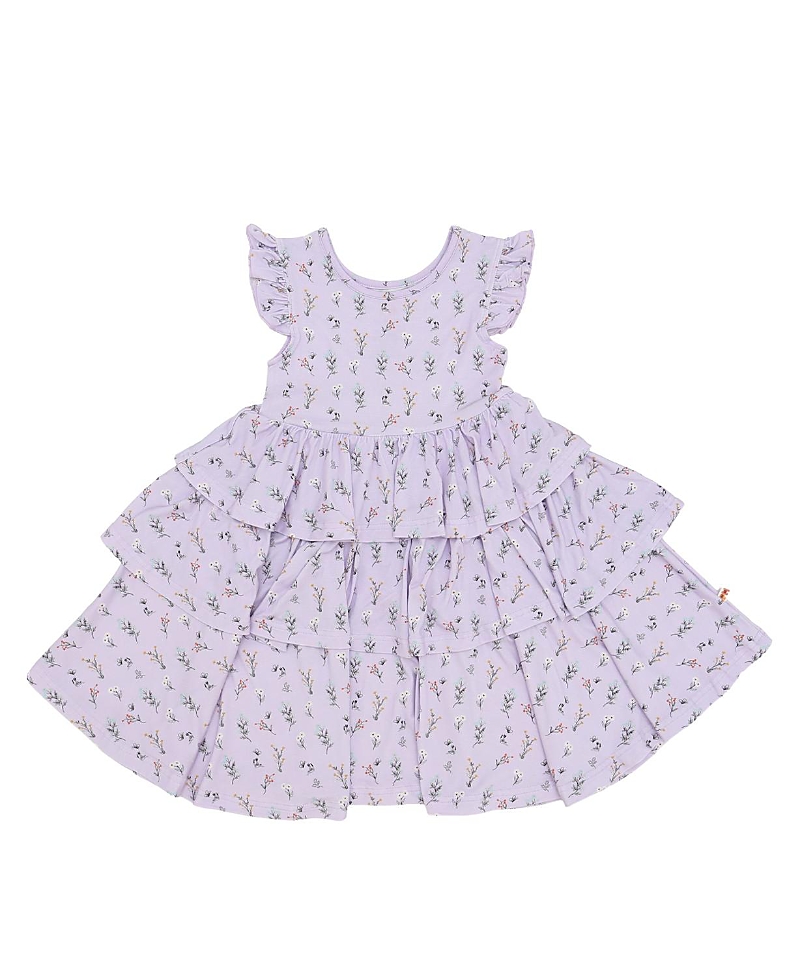 Petite Hailey Girls' Bamboo Ruffle Layered Dress - Little Kid, Big Kid