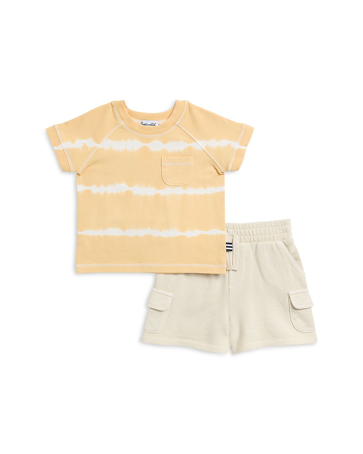 Splendid Boys' Sunny Tie Dye Short Sleeve Tee & Shorts Set - Baby