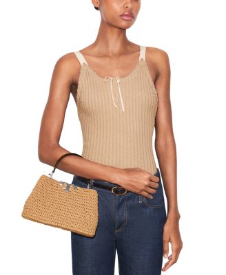 Eleanor Mini Raffia Crossbody Bag